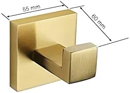 TYZK Gold Brushed Towel Bar Bathroom Hardware Set