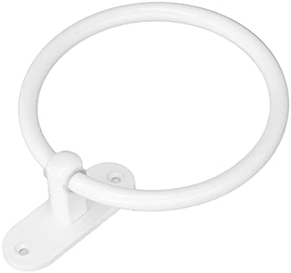 Diydeg Aluminum Alloy White Towel Holder