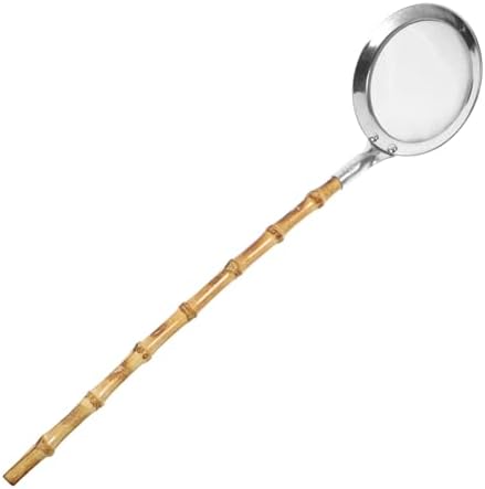 BRIGHTFUFU 304 Stainless Steel Colander Ladle with Long Handle