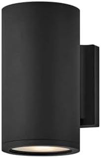 Hinkley Silo 13590BK-LL Black Wall Lantern with LED