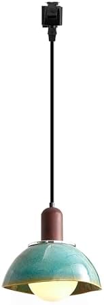 Kiven L Style 2-Wire Track Pendant Light with Ceramic Shade