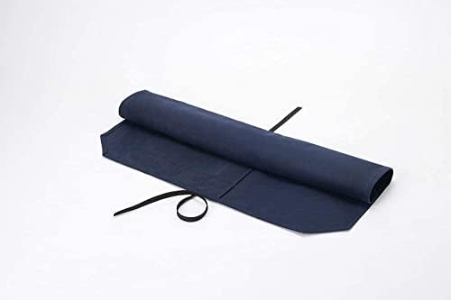 QCWN Waxed Canvas Knife Roll Bag with 6 Slots