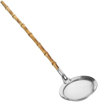 Luxshiny 304 Stainless Steel Slotted Spoon with Long Handle