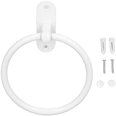 Diydeg Aluminum Alloy White Towel Holder