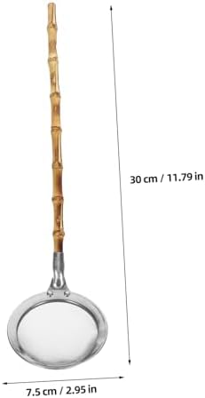 304 Stainless Steel Skimmer Spoon with Handle for Colander and Drainer