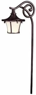 Kichler 15420AGZ Cotswold 1-Light 12V Path Light Aged Bronze
