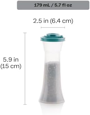 Tupperware Hourglass Salt Pepper Shaker Set 1