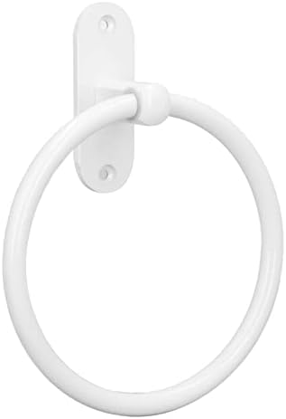 Diydeg Aluminum Alloy White Towel Holder