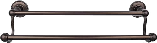 Top Knobs Bath Double Towel Rod in Oil Rubbed Bronze