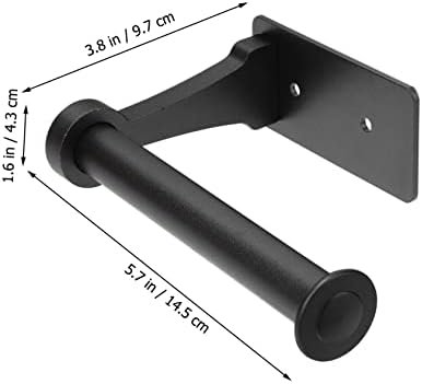 HEALEEP Wall-Mounted Toilet Paper Holder Rustproof Space-Saving Tissue Organizer