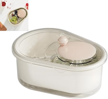 Fruit Cleaner Spinner with Brush and Lid