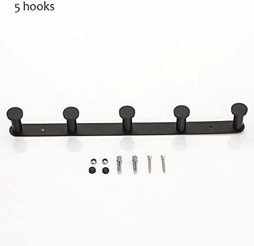 TYZK Round Robe Hook Matte Black Stainless Steel