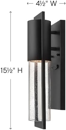Hinkley Shelter Medium Wall Lantern - Minimalist Black