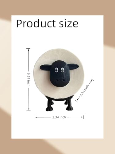 Cute Sheep Toilet Paper Holder Funny Bathroom Decor