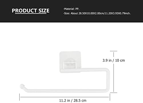 HOUDERCO 1pc No Screw Wall-Mounted Toilet Paper Holder
