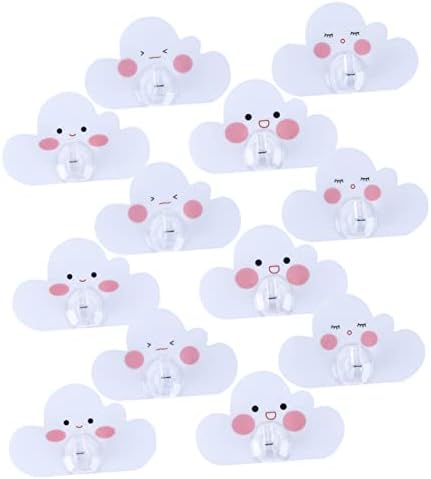 DECHOUS 12pcs Cloud Decor Hooks for Boys Girls Room