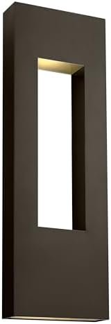 Hinkley Atlantis Extra Large Wall Mount Outdoor Lantern - Bronze Finish