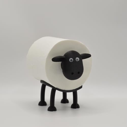 Flinbius Sheep Toilet Roll Holder - Cute 3D Printed Bathroom Decor