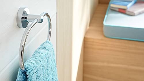 tesa SMOOZ Hand Towel Ring - No Drill Chrome Plated