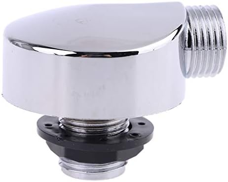 Chromed Plastic Shower Connector for Bathrooms