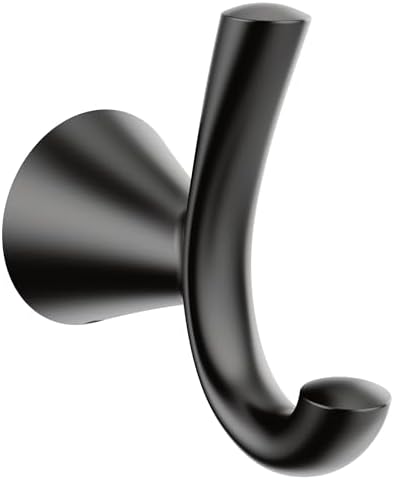 Moen YB2303BL Glyde Robe Hook Matte Black