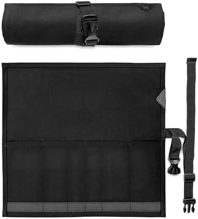 Under NY Sky Knife Roll Case - 6 Slots - Black 1