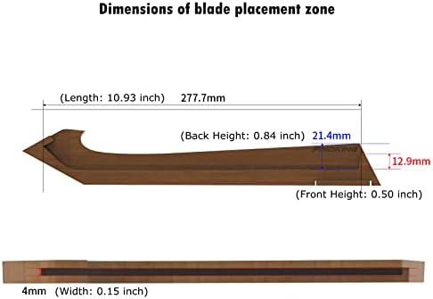 FINDKING Walnut Knife Edge Guard with Magnetic Stand 1