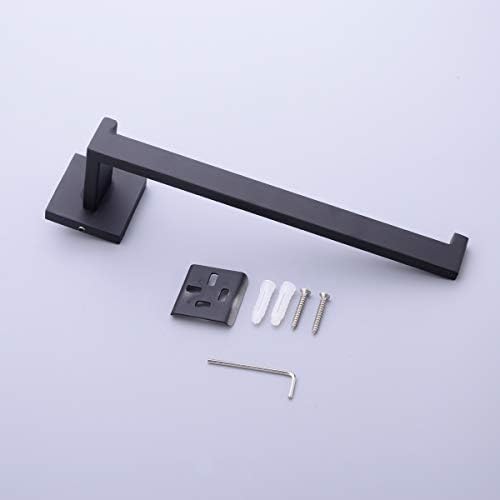 TRUSTMI Matte Black Towel Ring Bathroom Hardware 1