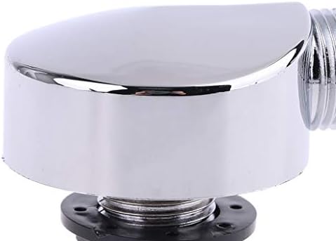 Chromed Plastic Shower Connector for Bathrooms