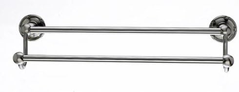 Top Knobs Bath Double Towel Rod Brushed Satin Nickel 1