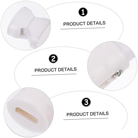Vaguelly 3pcs Plastic Radiator Hooks for Bathroom 1