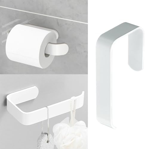 Tostyles Toilet Paper Holder Self Adhesive Space Aluminum 1