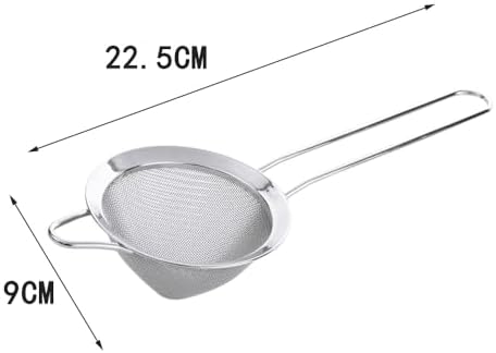 Leadigol Fine Mesh Strainer with Handle for Cocktail Coffee Juice
