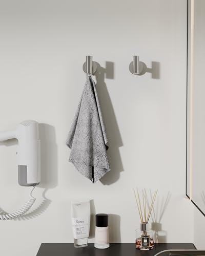 RARXTR Brushed Nickel Towel Hook 2 Pack 1