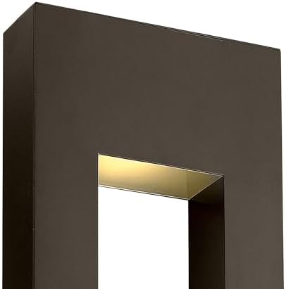 Hinkley Atlantis Extra Large Wall Mount Outdoor Lantern - Bronze Finish