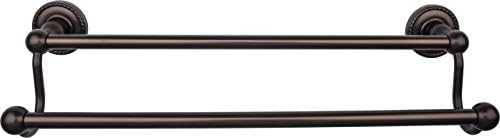 Top Knobs Bath Double Towel Rod in Oil Rubbed Bronze