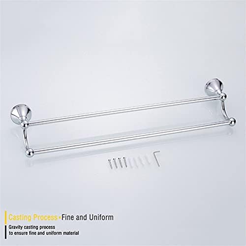 ANNBKA Gold Black Towel Bar for Bathroom