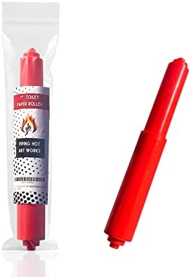 Red Toilet Paper Holder Spring Rod Replacement 7 Inch 1