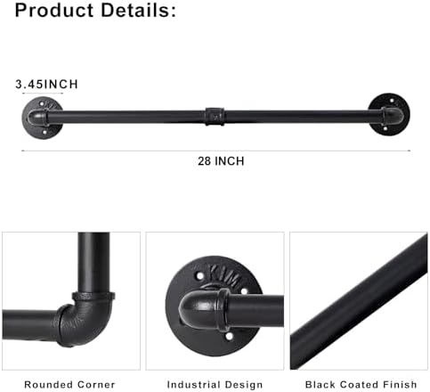 Ophouliy 28 Inch Heavy Duty Towel Bar for Bathroom