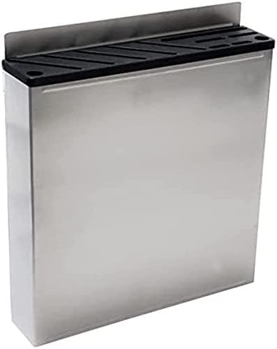 Stainless Steel Knife Rack Holds 10 Knives Honing Steels