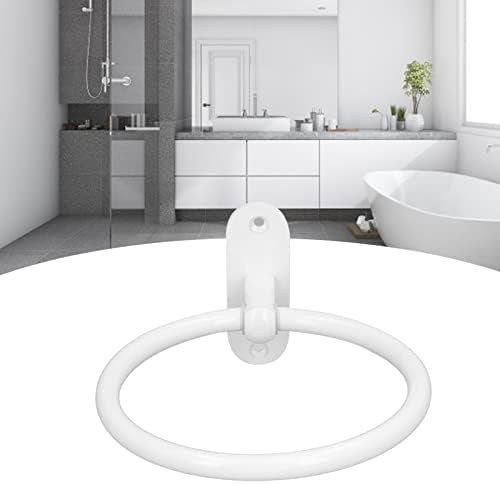 Diydeg Aluminum Alloy White Towel Holder