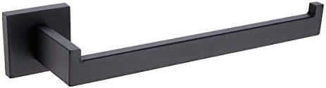 TRUSTMI Matte Black Towel Ring Bathroom Hardware 1