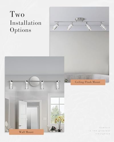 Ken Ricky Modern 4-Light Track Pendant Lighting