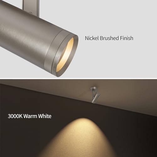 Lovuphoria Dimmable Zoom Ceiling Spotlight 12W LED Brushed Nickel
