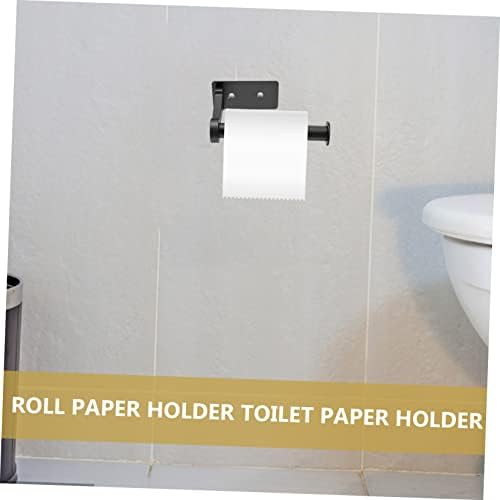 HEALEEP Wall-Mounted Toilet Paper Holder Rustproof Space-Saving Tissue Organizer