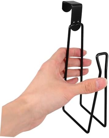 Luxshiny Over The Tank Toilet Paper Holder Black
