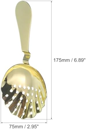 Uxcell Julep Strainer - 175mm Stainless Steel Cocktail Strainer