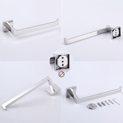 GERZWY Heavy Duty Stainless Steel Towel Ring 1