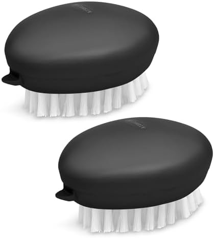 AISHUJIE 2 Pcs Vegetable Brush with Non-Slip Grip