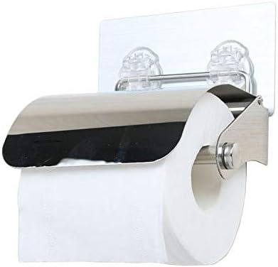 EzHome Self Adhesive Stainless Steel Toilet Paper Holder 1